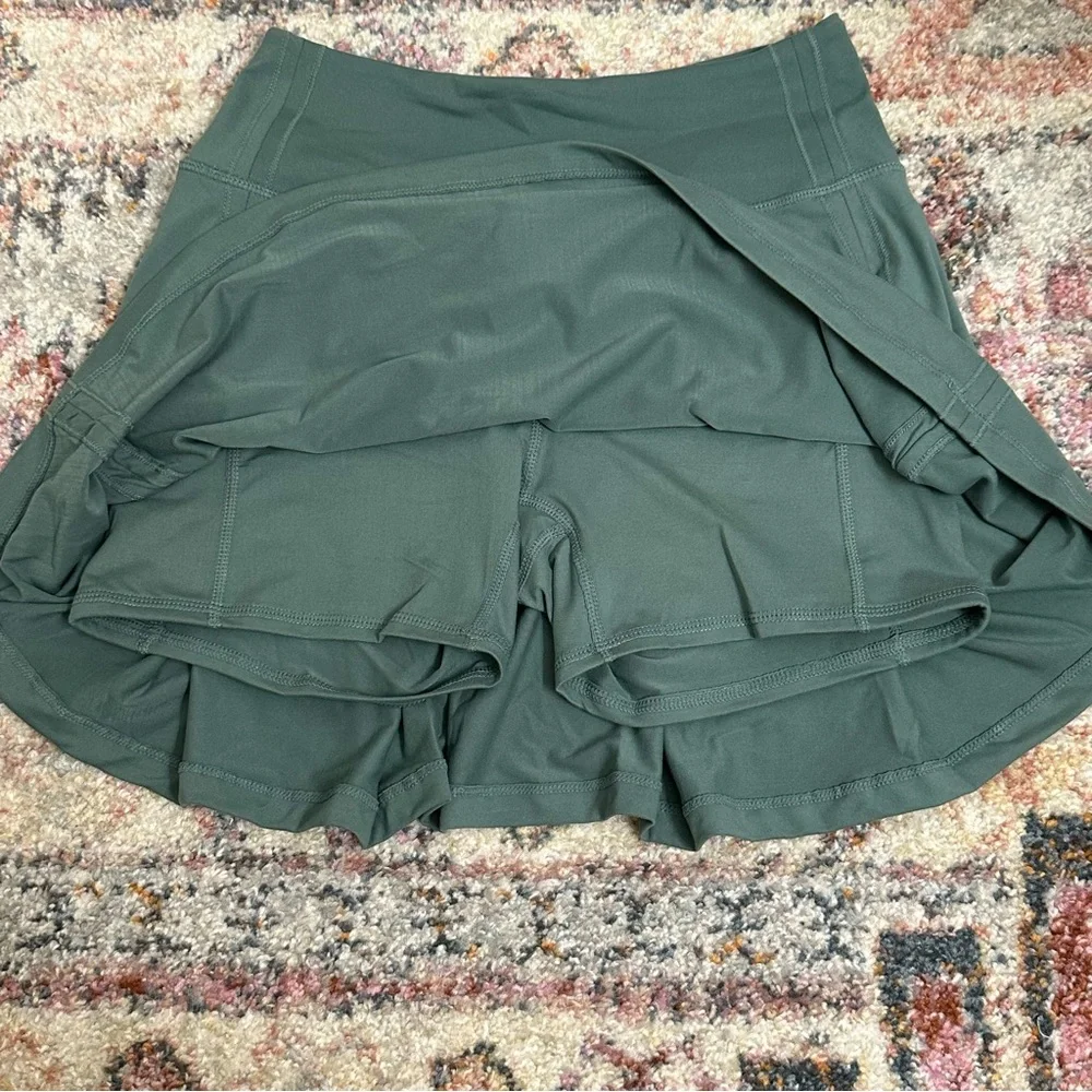 Rae Mode Tennis Skirt Skort Sage Green Size Small Preppy Athleisure Pickleball